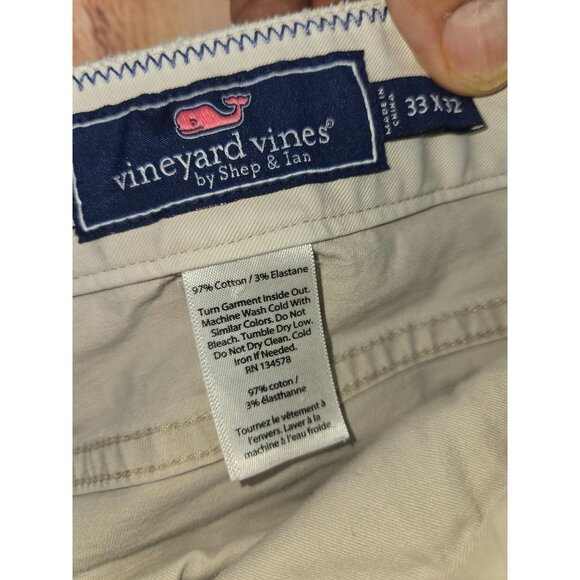 Vineyard Vines Mens Light Khaki Straight Leg Jeans 33 x 32 - Picture 4 of 7